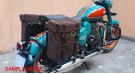 For Royal Enfield Goan Classic 350 Military Pannier Bags Grey Color and Mounting - SPAREZO For Royal Enfield Goan Classic 350 Military Pannier Bags Grey Color and Mounting - SPAREZO